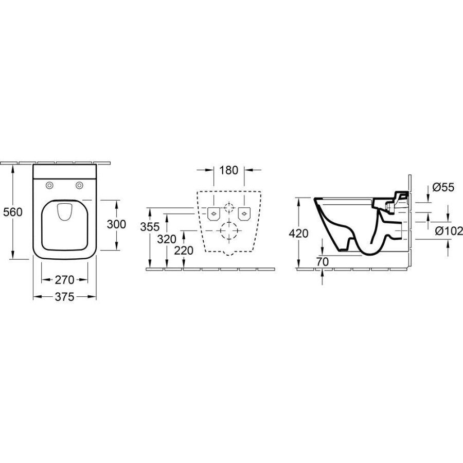 Унитаз подвесной Villeroy&Boch Finion Plus 4664R0R1