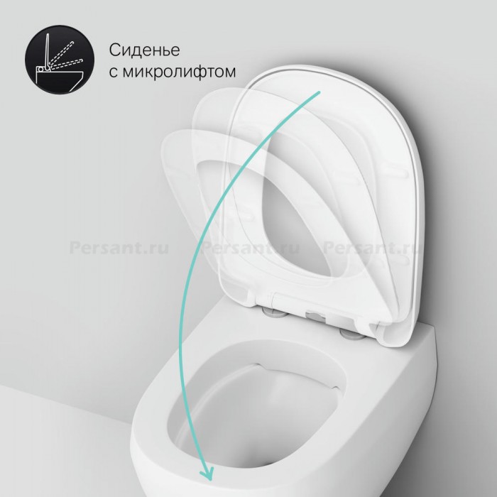 Подвесной унитаз AM.PM Sensation C301700WH безободковый белый