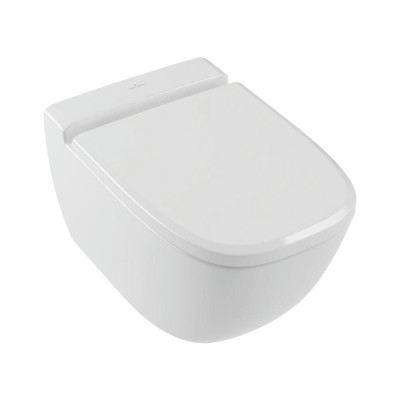 Подвесной унитаз Villeroy&Boch Antheus 4608R0R1 безободковый, CeramicPlus