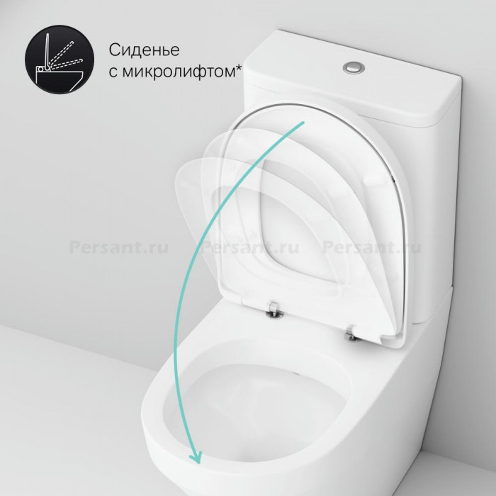 Унитаз напольный AM.PM Inspire C508607WH