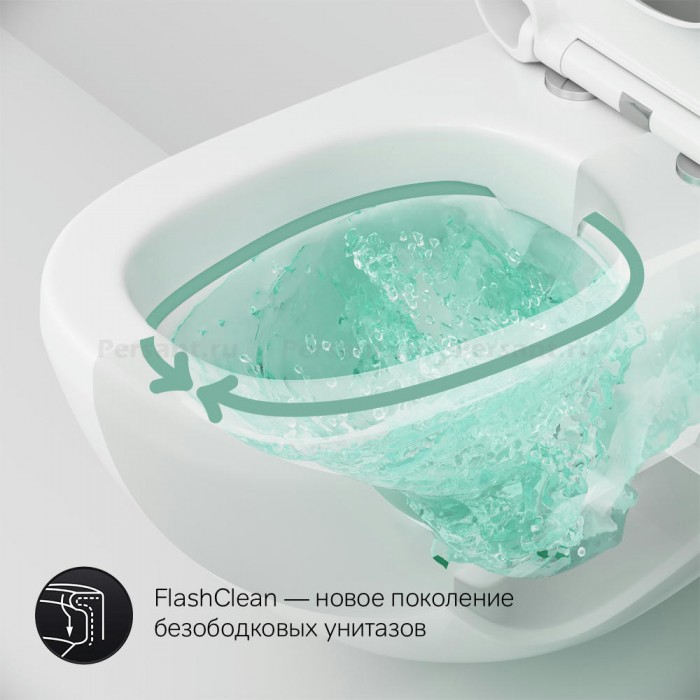 Подвесной унитаз AM.PM Sensation C301700WH безободковый белый