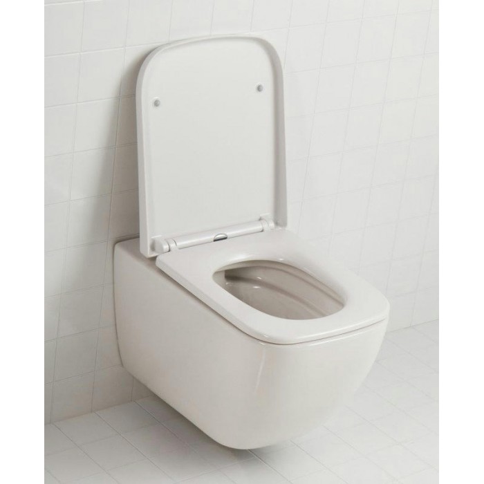 Подвесной унитаз BelBagno Alpina BB10100CHR/SC безободковый с сиденьем