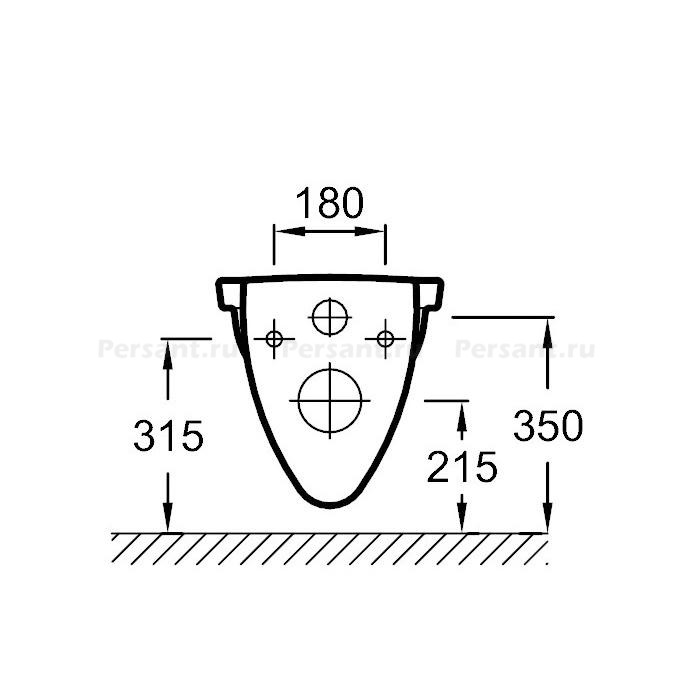 Подвесной унитаз Jacob Delafon Patio EDV102-00 безободковый