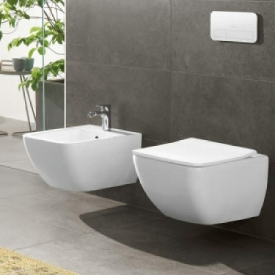 Унитаз подвесной Villeroy&Boch Venticello 4611RSR1 с сиденьем микролифт