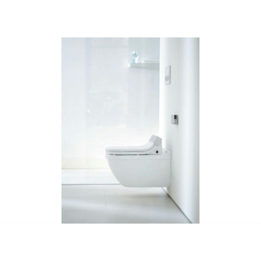 Подвесной унитаз Duravit DuraStyle 2542590000 + 610200002000300 безободковый, с функцией биде