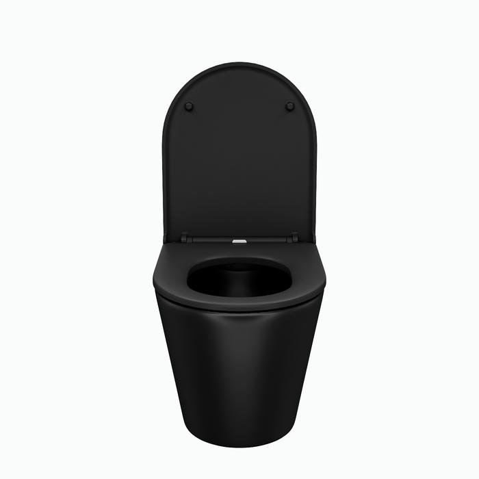 Подвесной унитаз с сиденьем IDDIS Calipso CALR3BMi25 черный