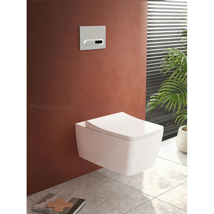 Подвесной унитаз Vitra Metropole безободковый 7672B003-0075