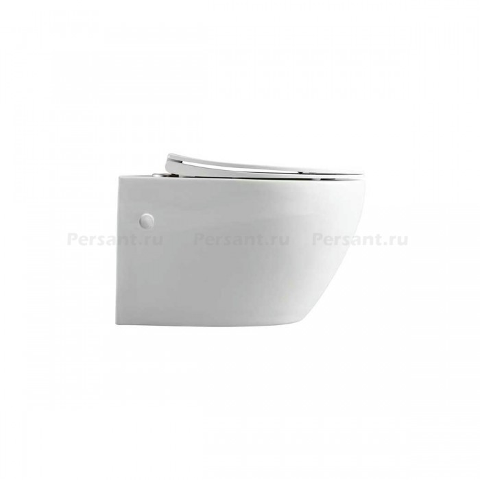Унитаз подвесной Vincea INTERO VT1-21 безободковый белый ультратонкое soft-close сиденье