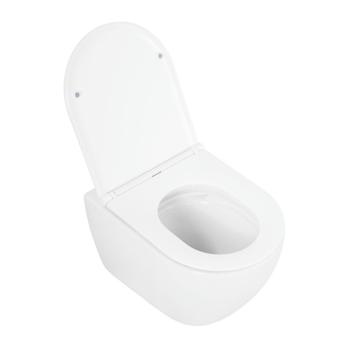 Подвесной унитаз Cezares Stylus-Tor CZR-6601-TH-TOR безободковый, смыв торнадо
