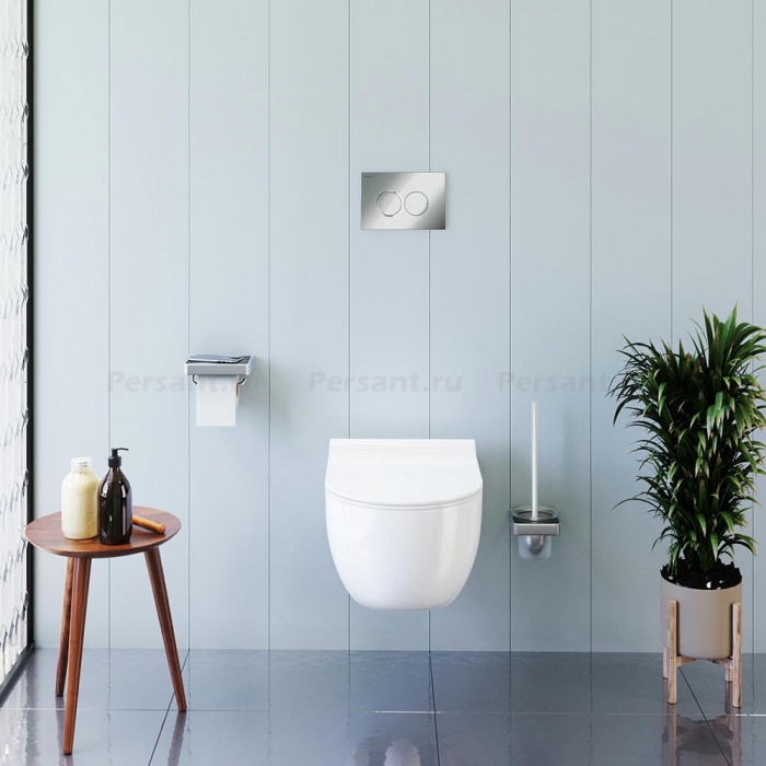 Подвесной унитаз Damixa Scandinavian Pure безободковый с сиденьем микролифт DX36C1701SC