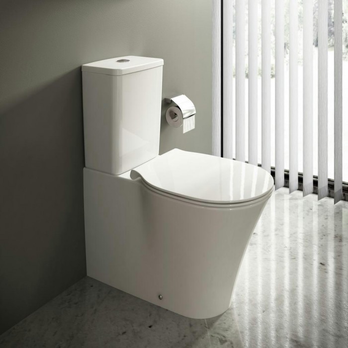 Напольный унитаз Ideal Standard Connect Air E013701 со смывом Aquablade