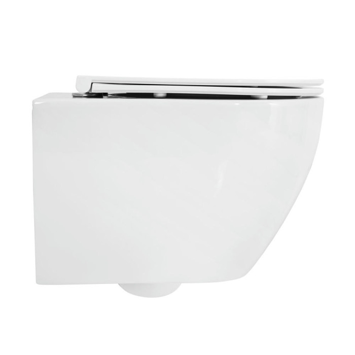 Подвесной унитаз Cezares Stylus-Tor CZR-6601-TH-TOR безободковый, смыв торнадо