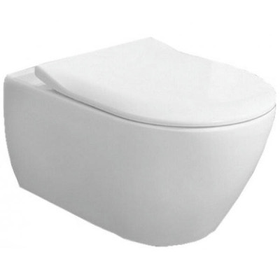 Подвесной унитаз Villeroy&Boch Subway 2.0 PLUS 5614R2R1 (5614R0R1+9M78S101) с сиденьем