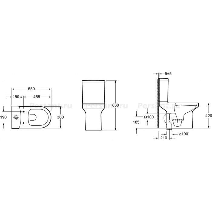 Напольный унитаз Jacob Delafon Elite безободковый с сиденьем микролифт E20997-00 белый