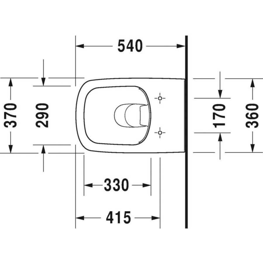 Комплект подвесной унитаз+сиденье Duravit DuraStyle 45510900A1 (2551090000+0063790000)