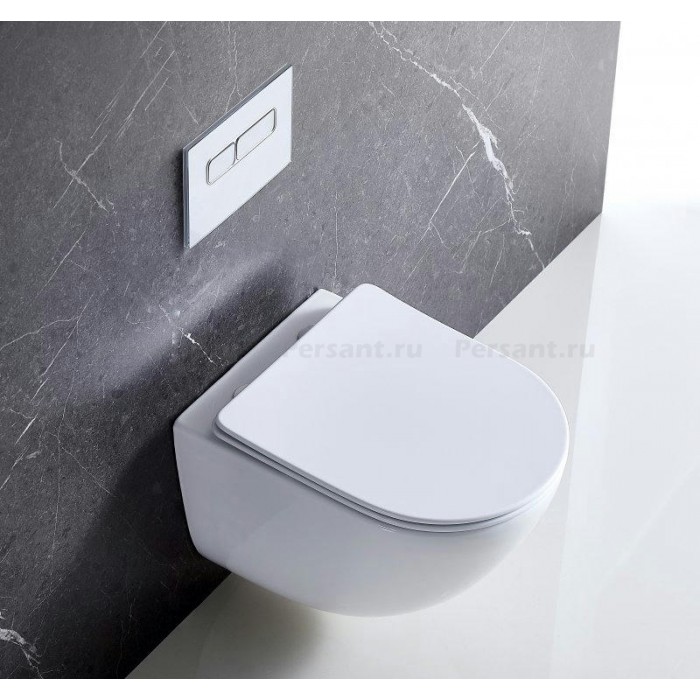 Подвесной унитаз BelBagno Amanda BB051CHR безободковый