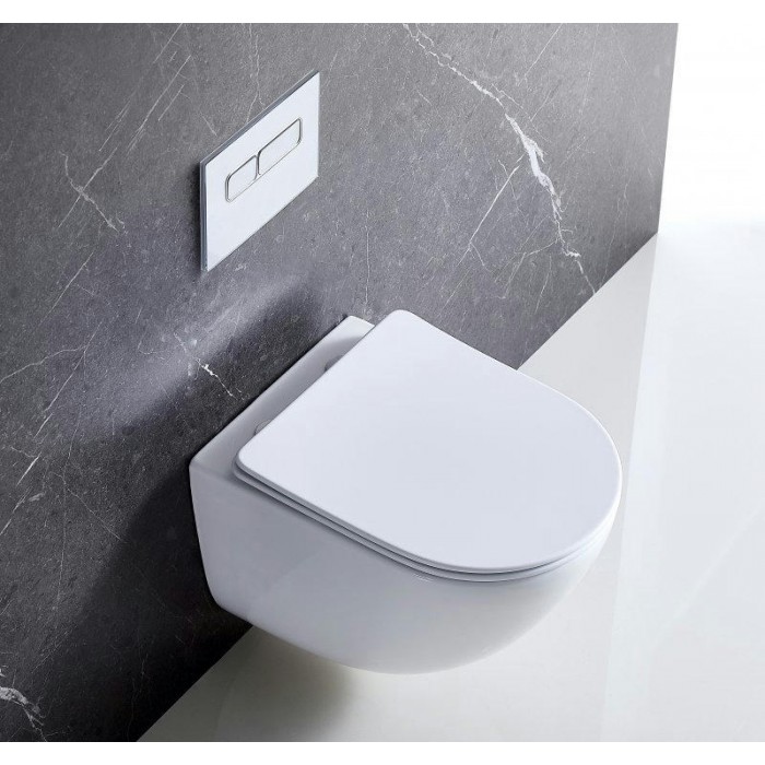 Подвесной унитаз BelBagno Amanda BB051CHR безободковый