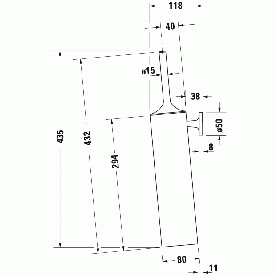 Duravit Starck T 0099461000 Ершик для унитаза