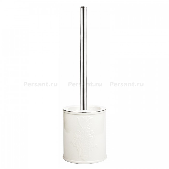 WasserKRAFT Rossel K-5727 Ёршик для унитаза напольный (белый | хром)