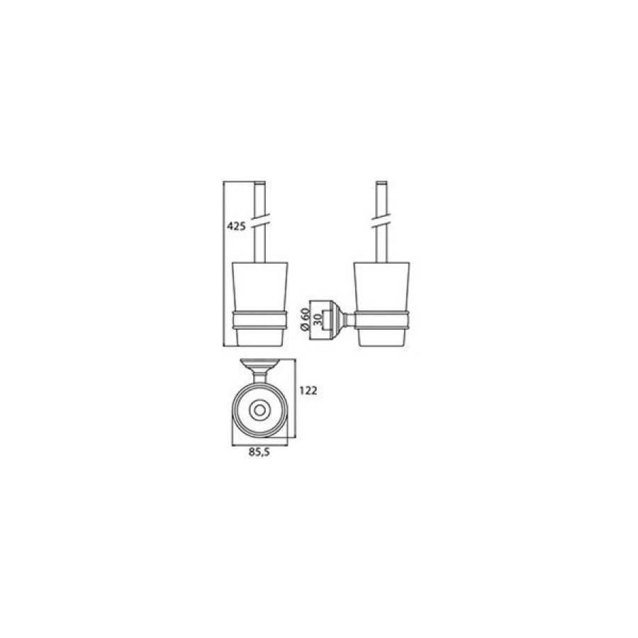 Emco Classic 0415 207 00 Ёршик для унитаза