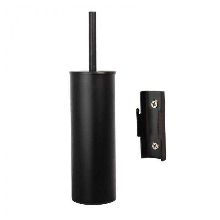 INDA My Love AV014BNE Ёршик для унитаза напольный | настенный (чёрный матовый)