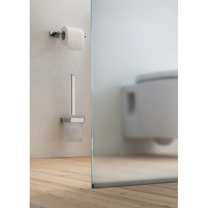 INDA Lea A18140CR21 Ёршик для унитаза подвесной (хром)