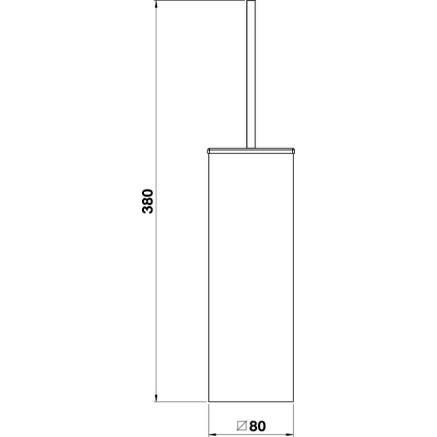 Cisal Quad QU09065021 Ершик для унитаза