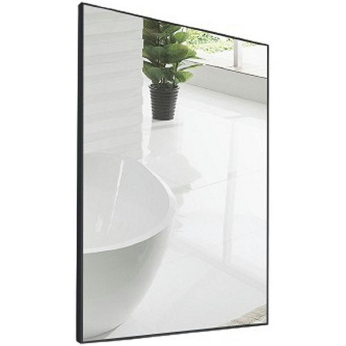 Зеркало BelBagno 60x80 черное SPC-AL-600-800 Nero в алюминиевой раме