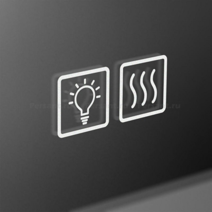 Зеркало BelBagno 100x60 SPC-GRT-1000-600-LED-TCH-WARM с подсветкой с подогревом с сенсорным выключателем