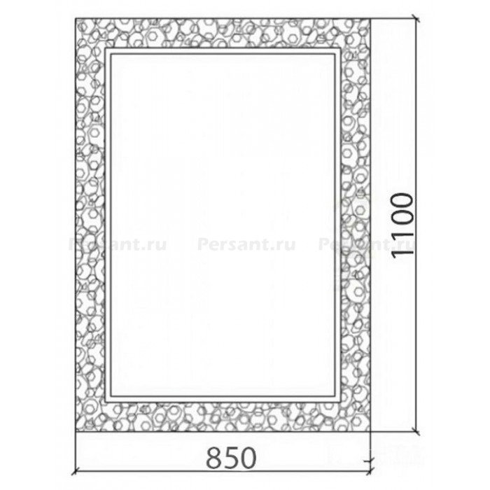 Зеркало Boheme Armadi Art Rose 85 548 Золото
