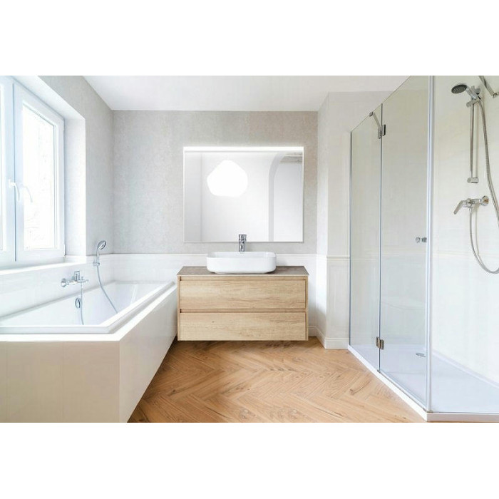 Зеркало BelBagno Uno 100x80 SPC-UNO-1000-800-TCH с подсветкой с сенсорным выключателем