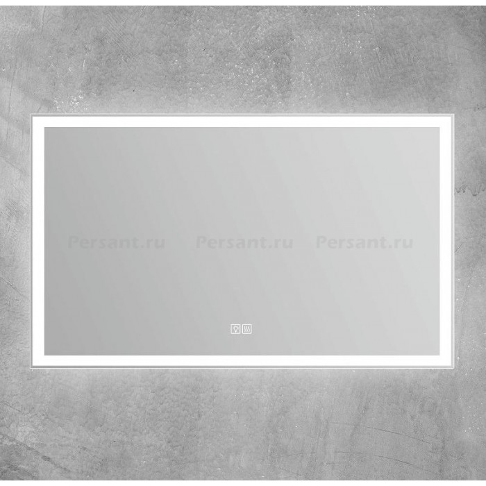 Зеркало BelBagno 100x60 SPC-GRT-1000-600-LED-TCH-WARM с подсветкой с подогревом с сенсорным выключателем