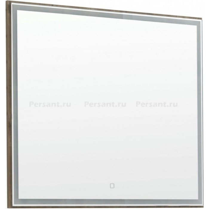 Зеркало Aquanet Nova Lite 90 249516 с подсветкой, дуб рустикальный