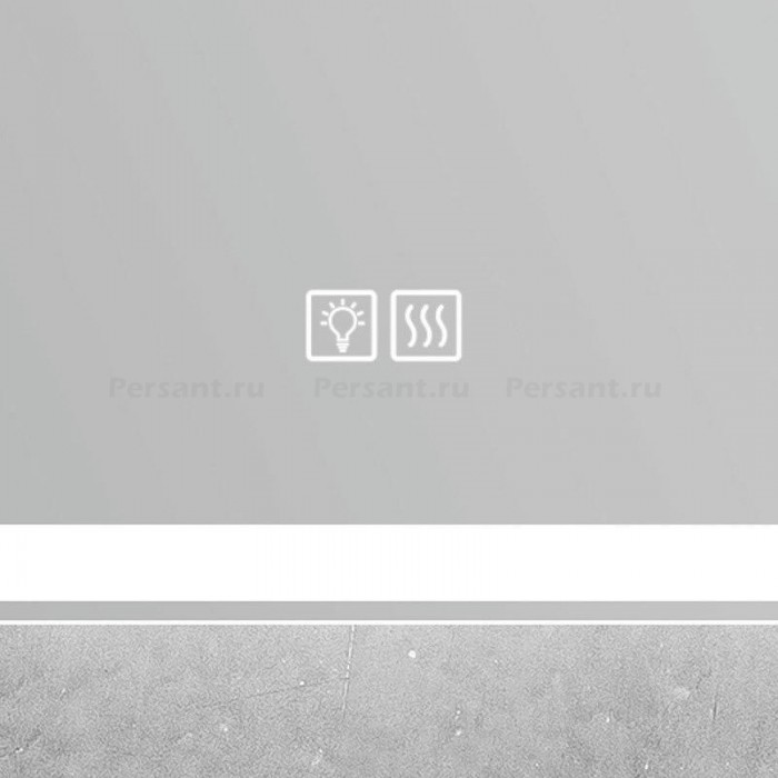 Зеркало BelBagno 100x60 SPC-GRT-1000-600-LED-TCH-WARM с подсветкой с подогревом с сенсорным выключателем