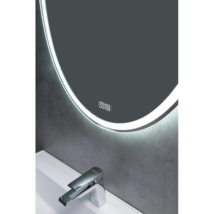 Зеркало BelBagno 75x90 SPC-VST-750-900-LED-TCH-WARM с подсветкой и антизапотевателем