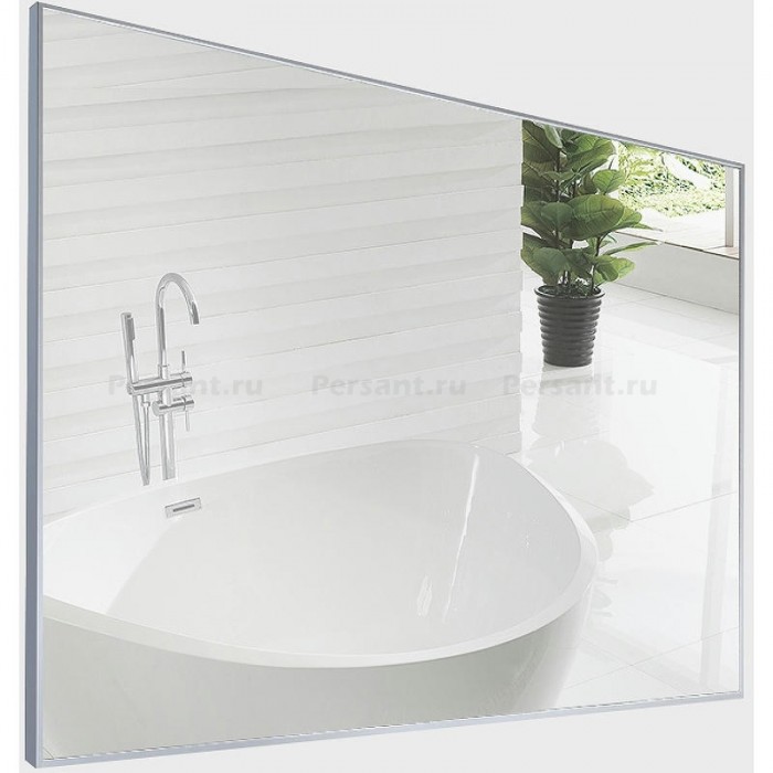 Зеркало BelBagno 120x80 сатин SPC-AL-1200-800 в алюминиевой раме