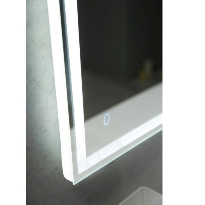 Зеркало BelBagno 80x80 SPC-GRT-800-800-LED-BTN с подсветкой и кнопочным выключателем