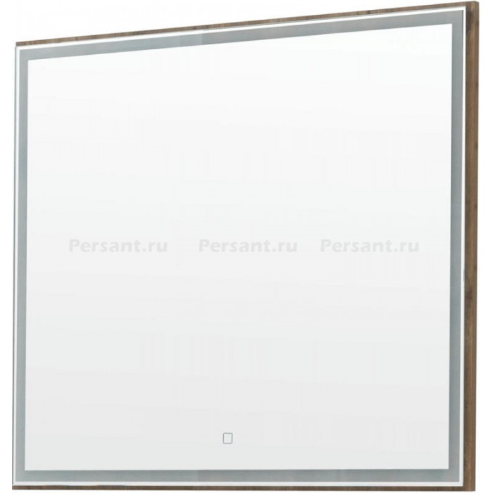 Зеркало Aquanet Nova Lite 90 249516 с подсветкой, дуб рустикальный