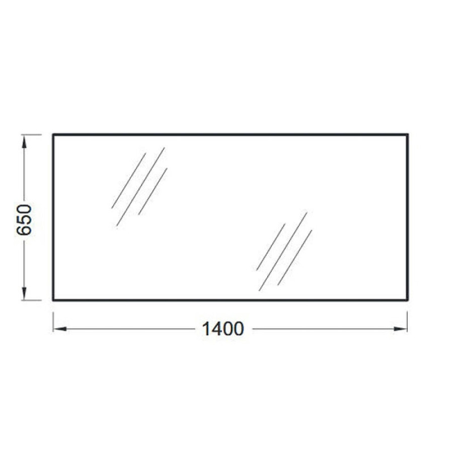 Зеркало Jacob Delafon Odeon Up 140 EB1190-NF подвесное