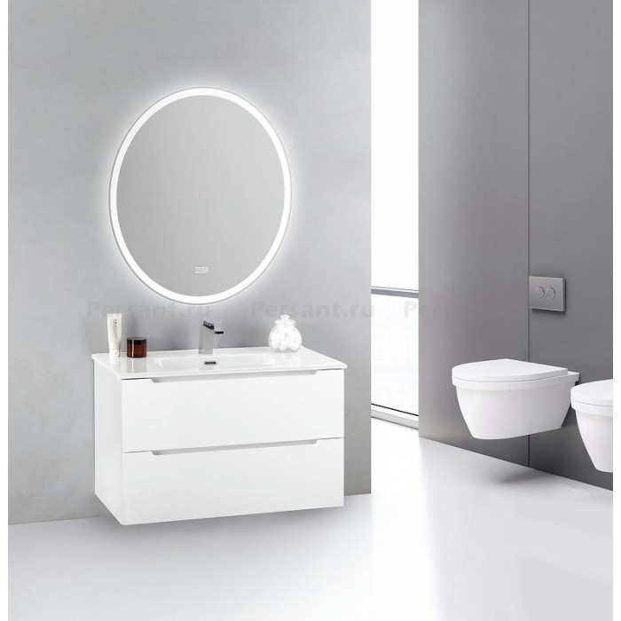 Зеркало BelBagno 75x90 SPC-VST-750-900-LED-TCH-WARM с подсветкой и антизапотевателем