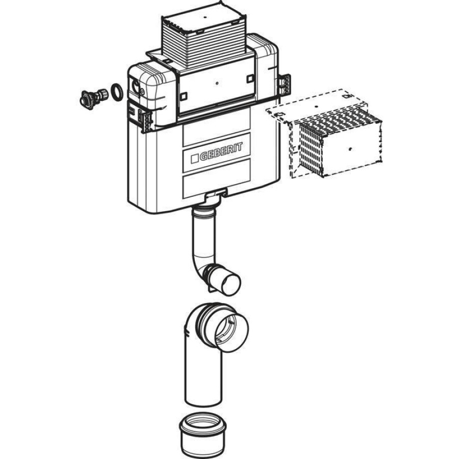 Скрытый бачок GEBERIT Duofix Omega 98 109.050.00.1