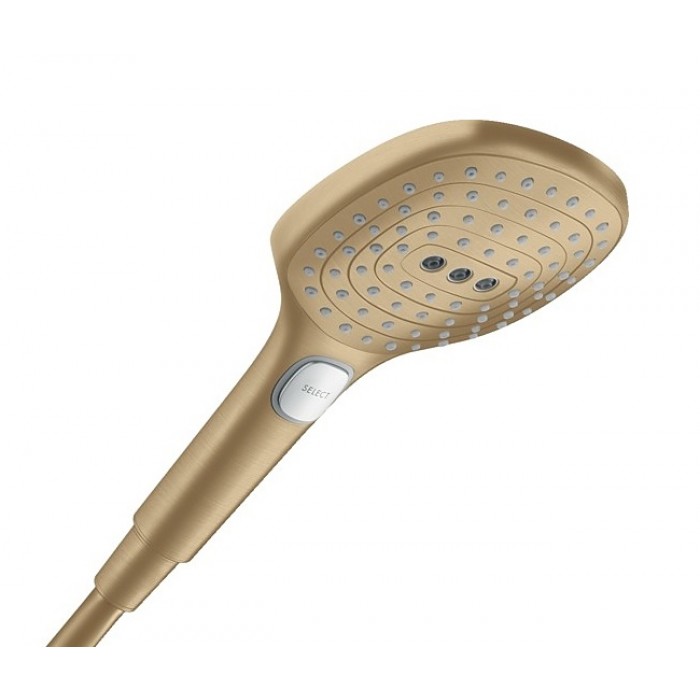 Душевая лейка Hansgrohe Raindance Select E 120 3jet 26520140 бронза шлифованная
