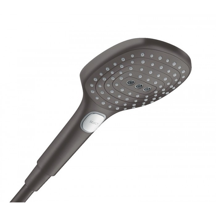 Душевая лейка Hansgrohe Raindance Select 120 Air 3jet 26520340 шлифованный черный хром