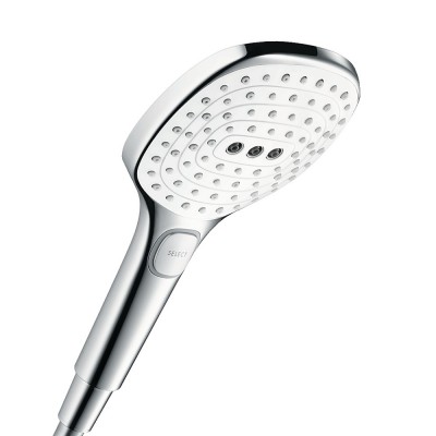 Душевая лейка Hansgrohe Raindance Select E 120 3jet 26520400 хром/белый