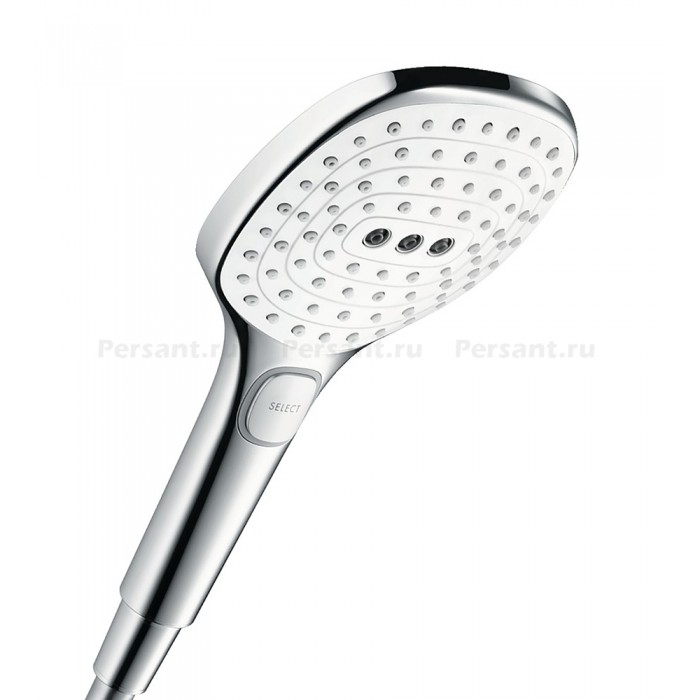 Душевая лейка Hansgrohe Raindance Select E 120 3jet 26520400 хром/белый