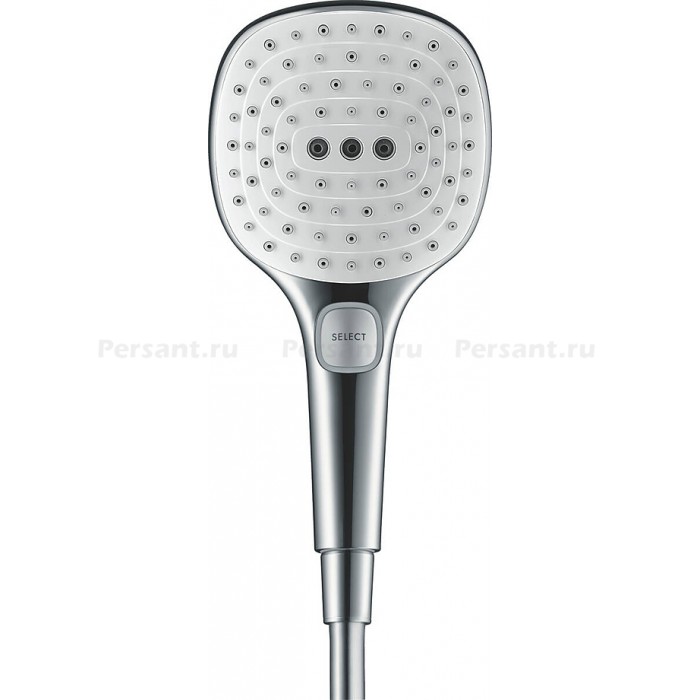 Душевая лейка Hansgrohe Raindance Select E 120 3jet 26520400 хром/белый