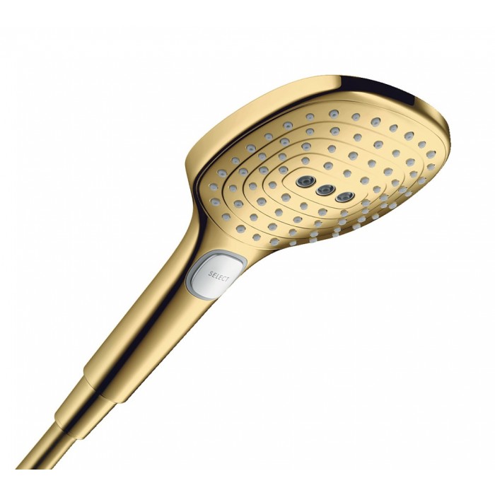 Душевая лейка Hansgrohe Raindance Select E 120 3jet 26520990 золото полированное