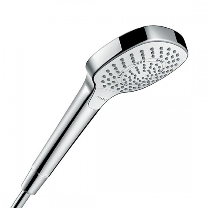 Душевая лейка Hansgrohe Croma Select E 110 3jet Multi 26810400 хром/белый