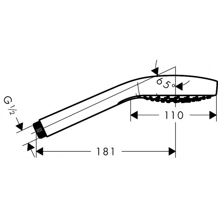 Душевой гарнитур Hansgrohe Croma Select E 110 3jet Vario 26413400 хром