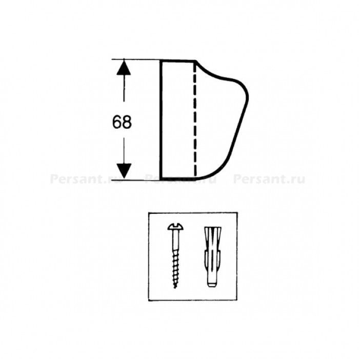 Держатель для душа Hansgrohe 28321000 хром